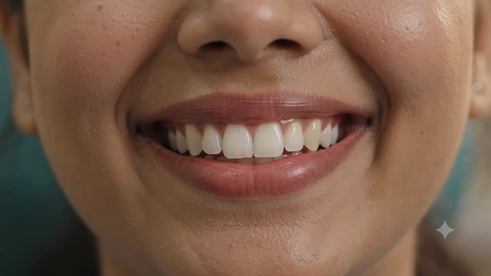 Dental examination in progress at Dr. Shweta Valunj's Dental Clinic